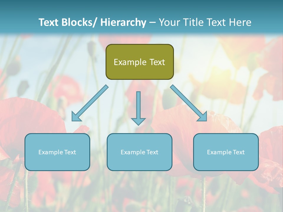 Spring Outdoor Flower PowerPoint Template