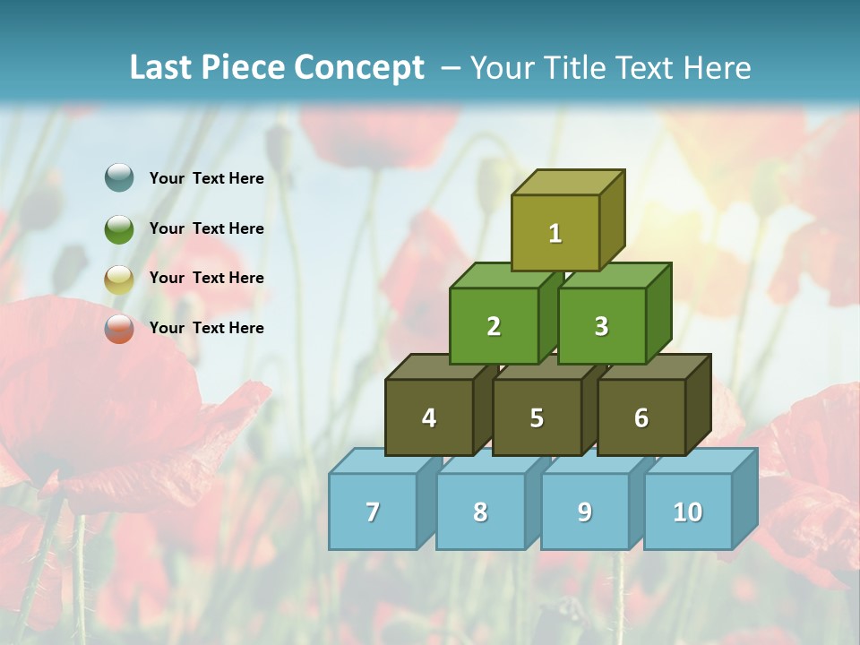 Spring Outdoor Flower PowerPoint Template