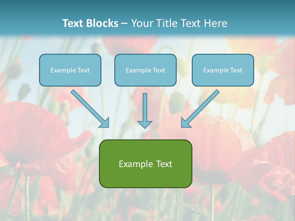 Spring Outdoor Flower PowerPoint Template
