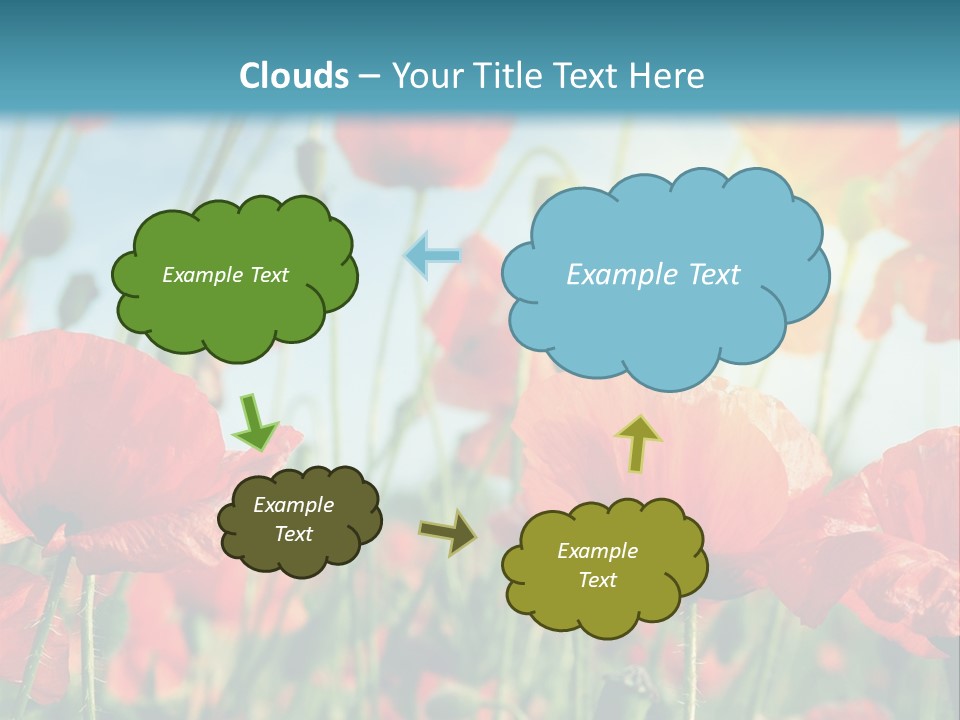 Spring Outdoor Flower PowerPoint Template