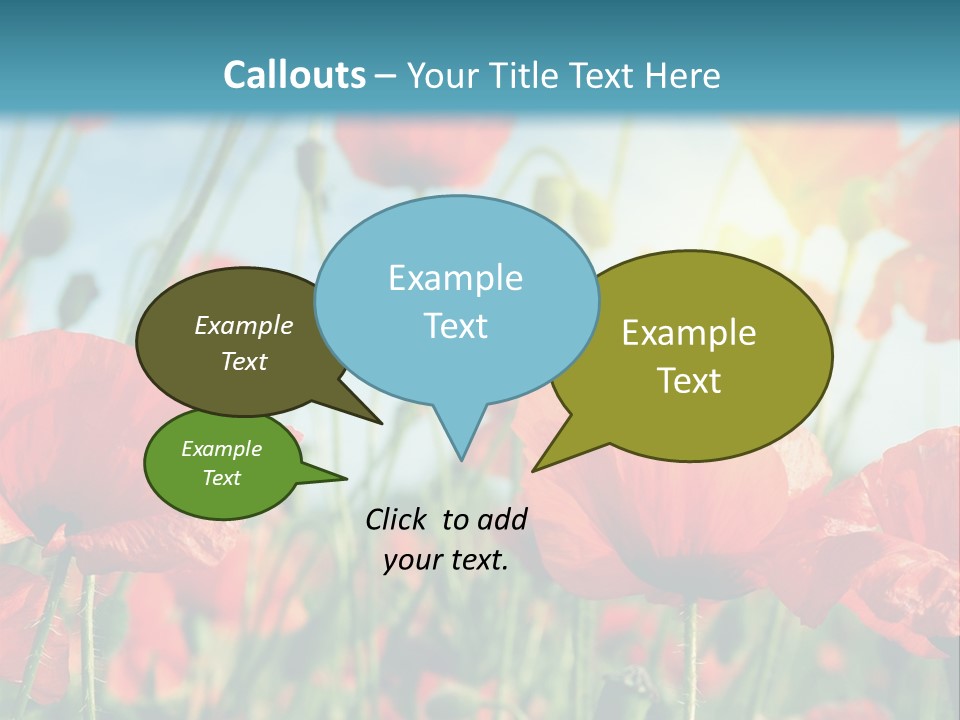 Spring Outdoor Flower PowerPoint Template