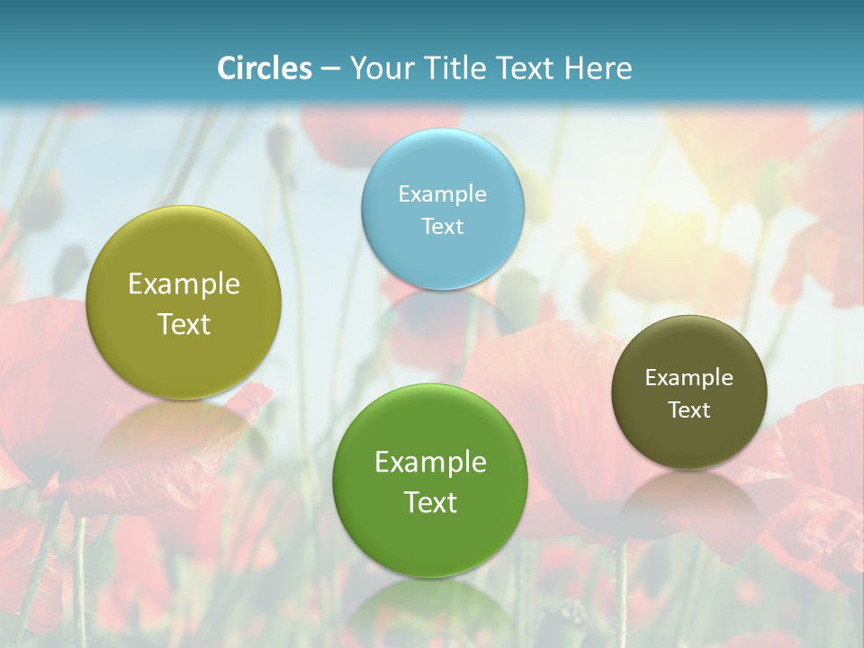 Spring Outdoor Flower PowerPoint Template