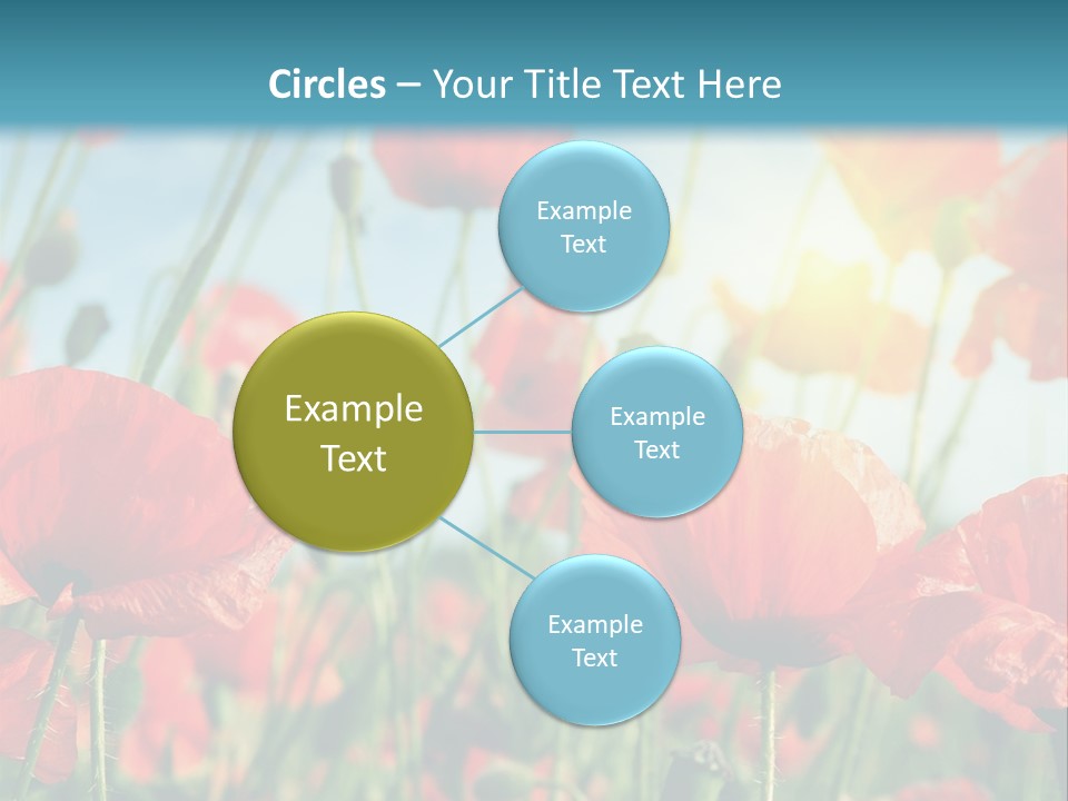 Spring Outdoor Flower PowerPoint Template