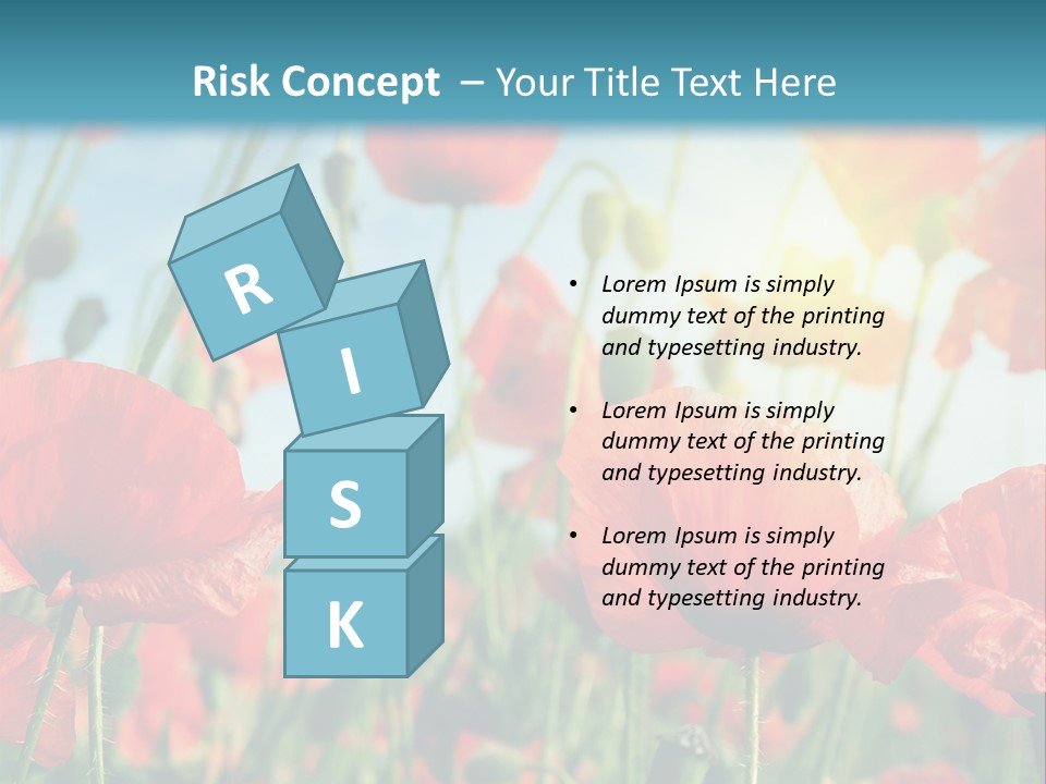 Spring Outdoor Flower PowerPoint Template