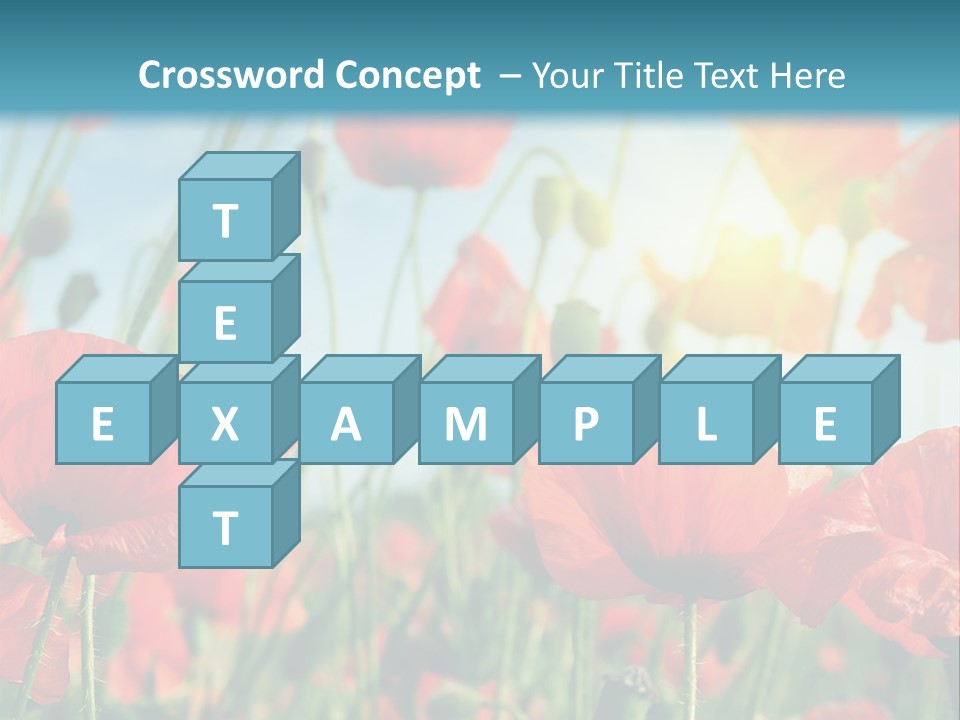 Spring Outdoor Flower PowerPoint Template