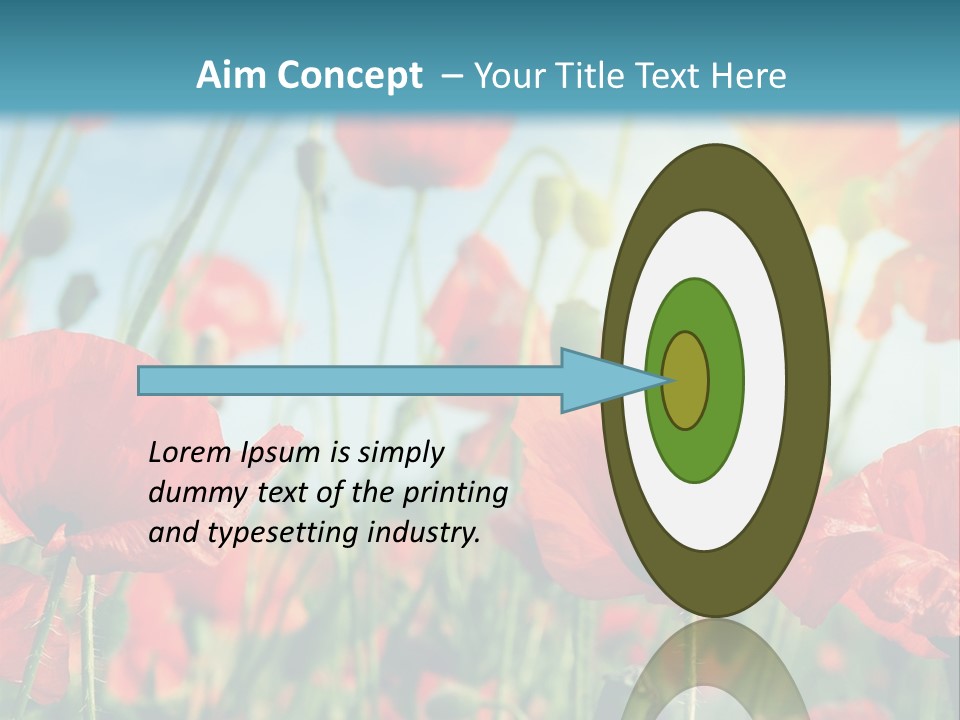 Spring Outdoor Flower PowerPoint Template