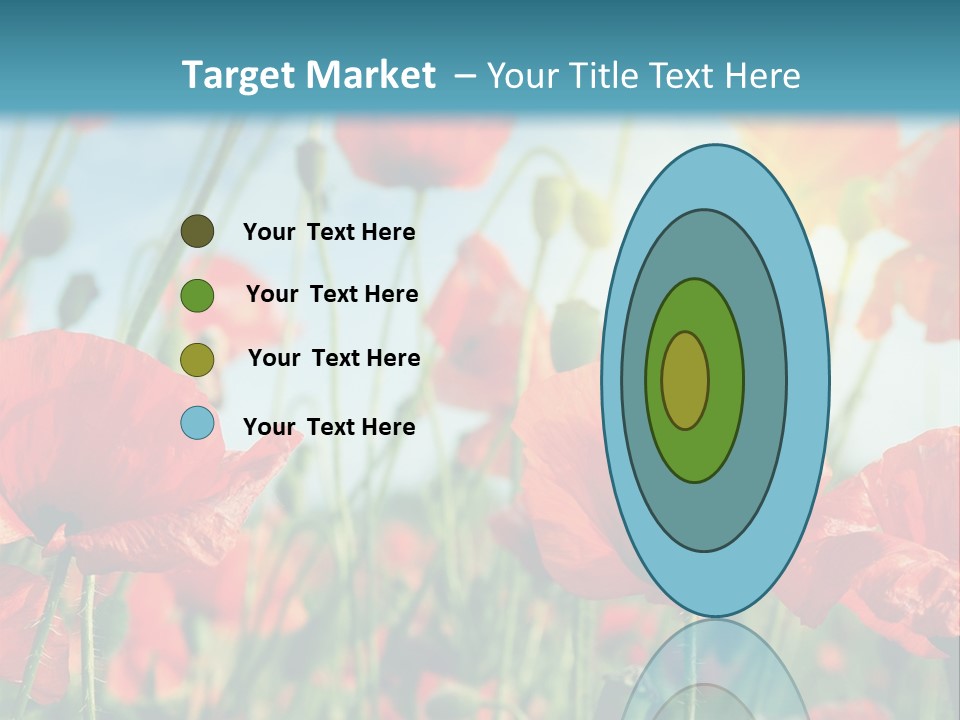 Spring Outdoor Flower PowerPoint Template