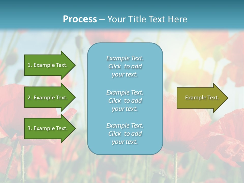 Spring Outdoor Flower PowerPoint Template