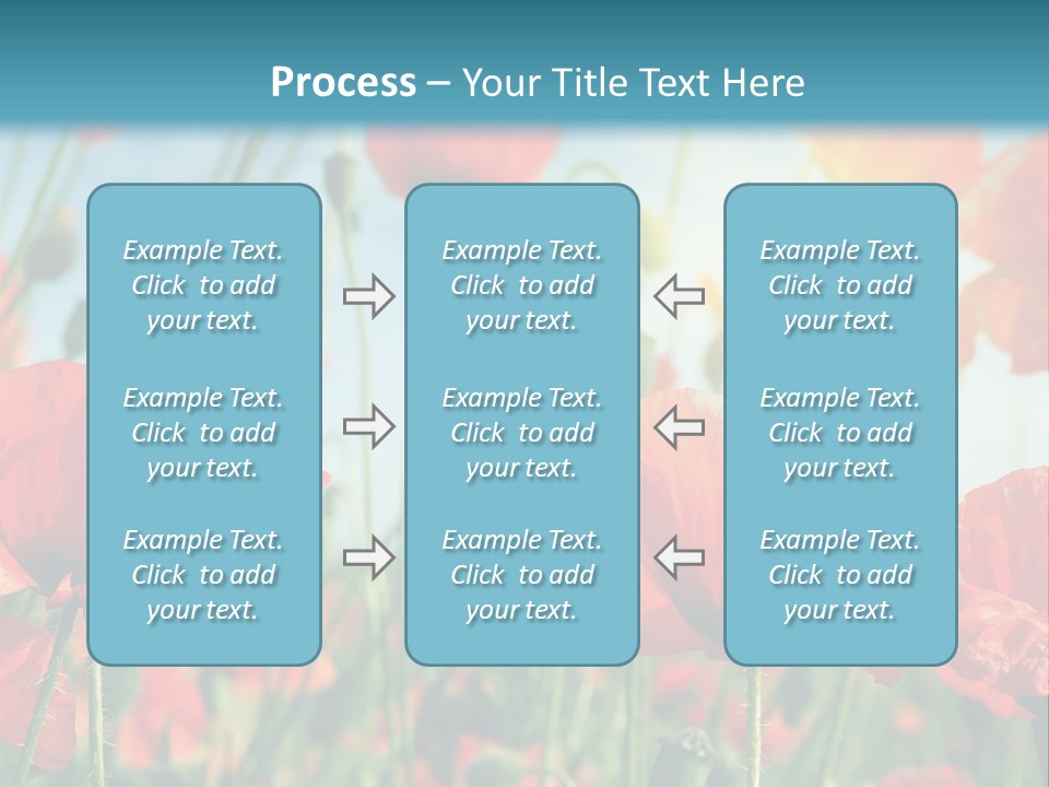 Spring Outdoor Flower PowerPoint Template