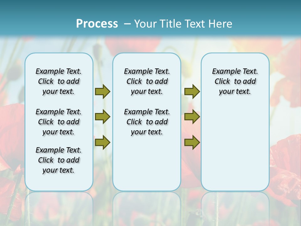 Spring Outdoor Flower PowerPoint Template