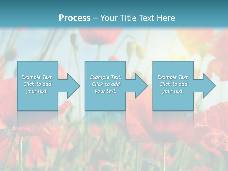 Spring Outdoor Flower PowerPoint Template