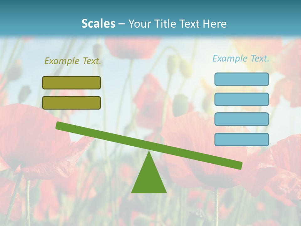 Spring Outdoor Flower PowerPoint Template