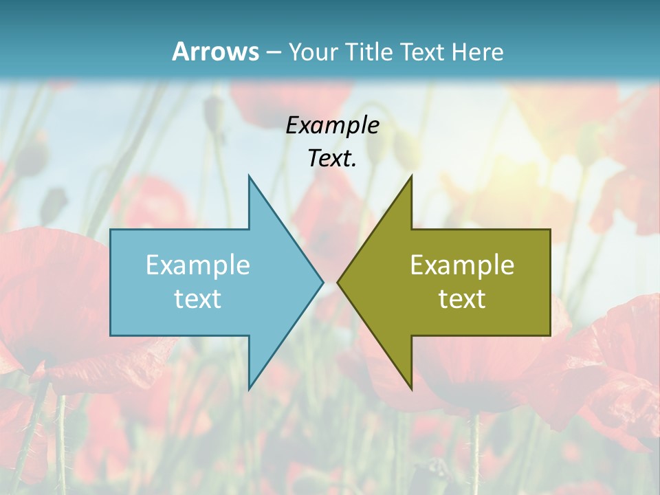 Spring Outdoor Flower PowerPoint Template