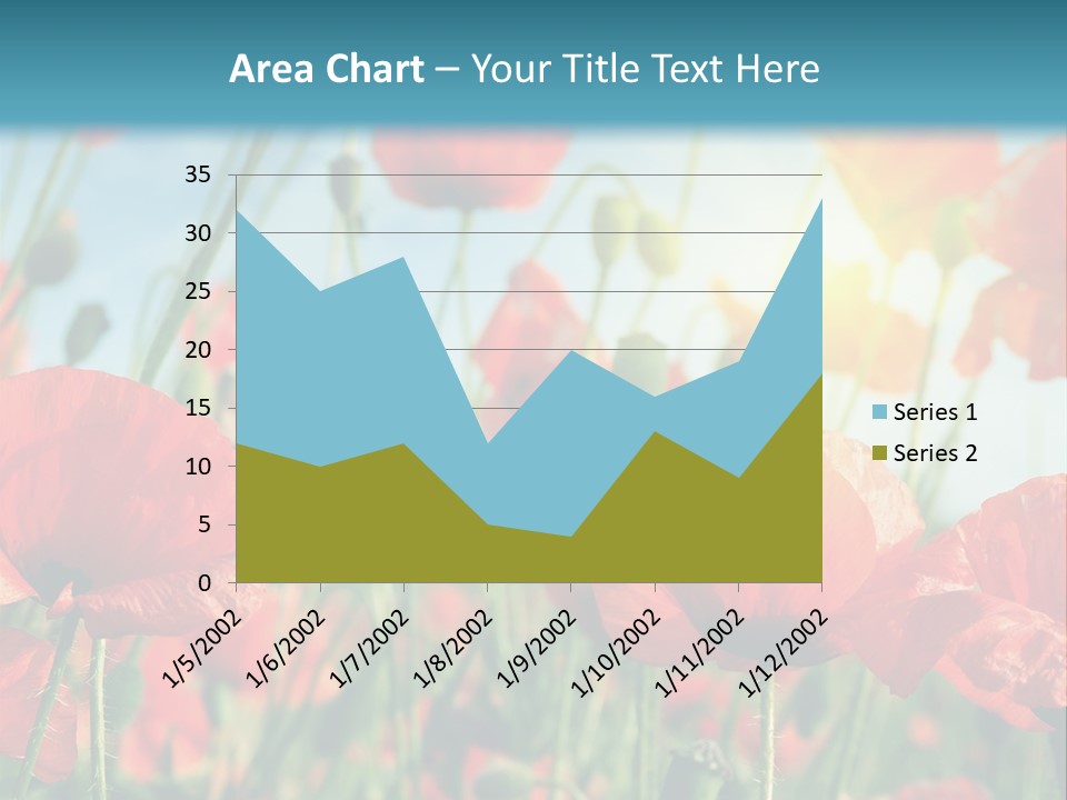 Spring Outdoor Flower PowerPoint Template