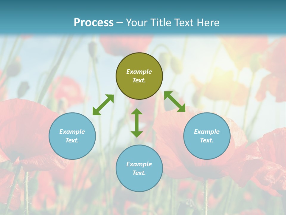 Spring Outdoor Flower PowerPoint Template