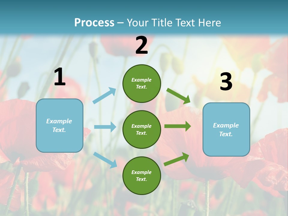 Spring Outdoor Flower PowerPoint Template