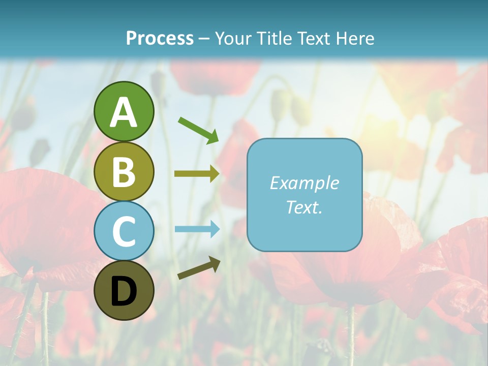 Spring Outdoor Flower PowerPoint Template