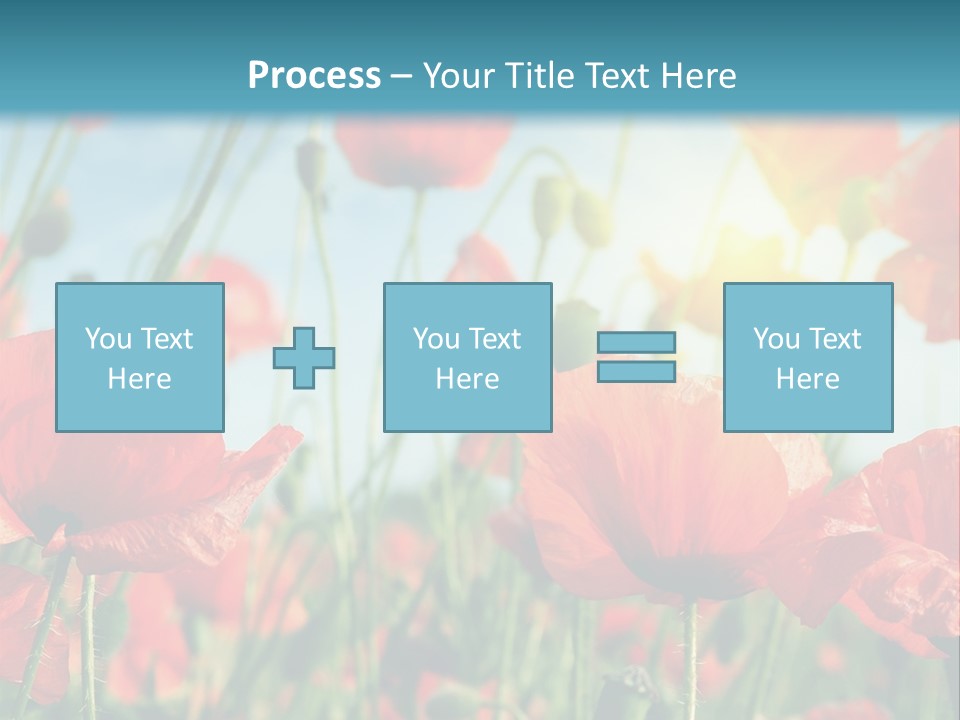 Spring Outdoor Flower PowerPoint Template