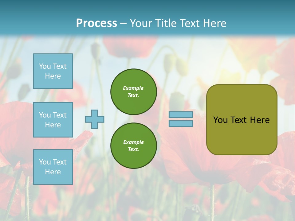 Spring Outdoor Flower PowerPoint Template
