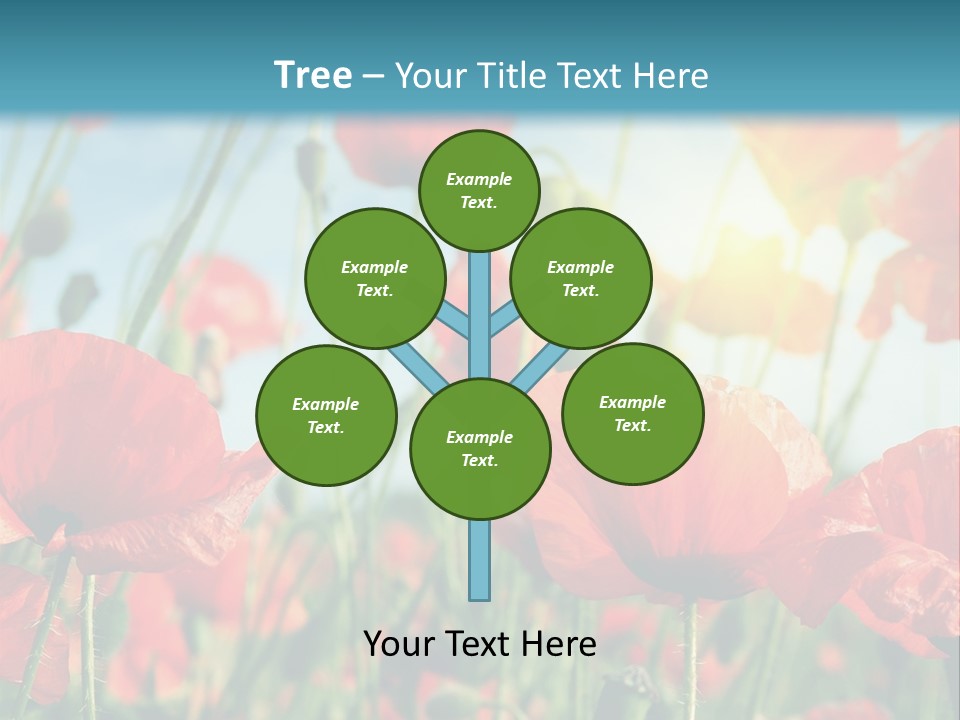 Spring Outdoor Flower PowerPoint Template