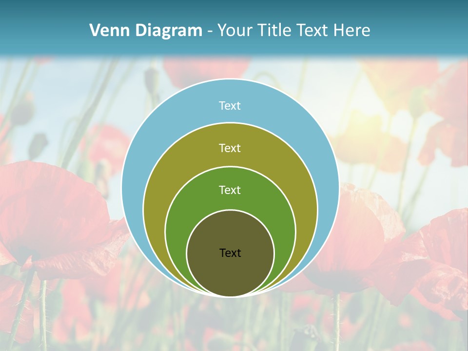 Spring Outdoor Flower PowerPoint Template