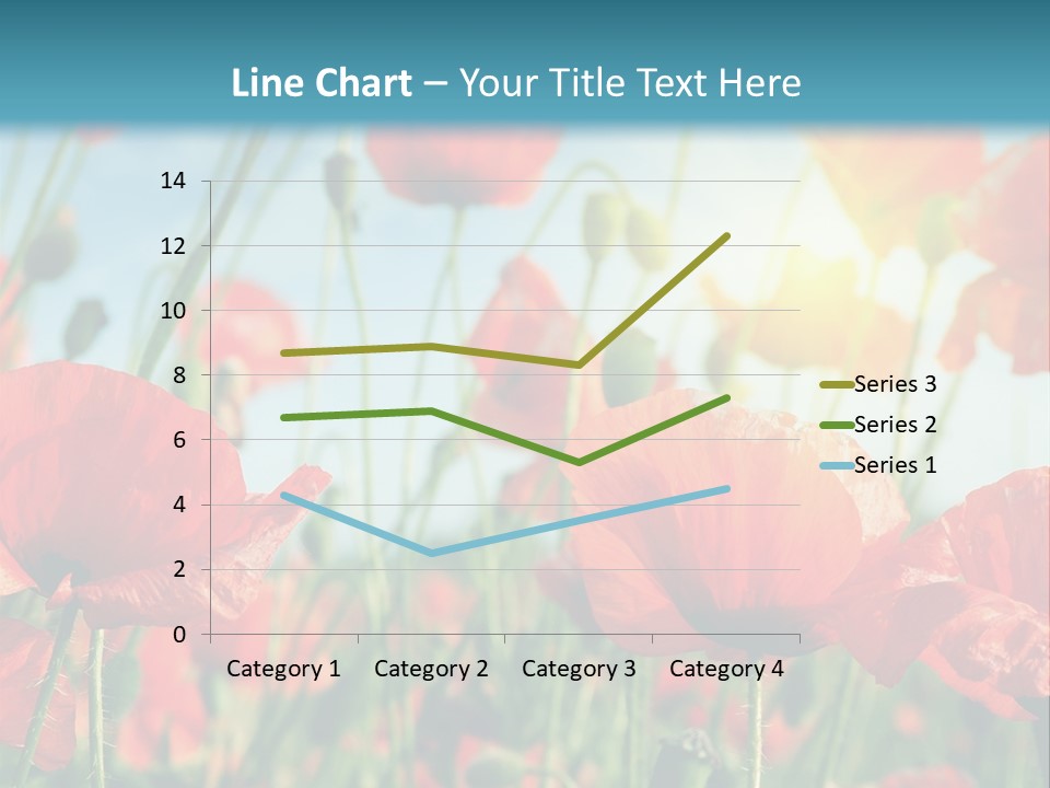 Spring Outdoor Flower PowerPoint Template