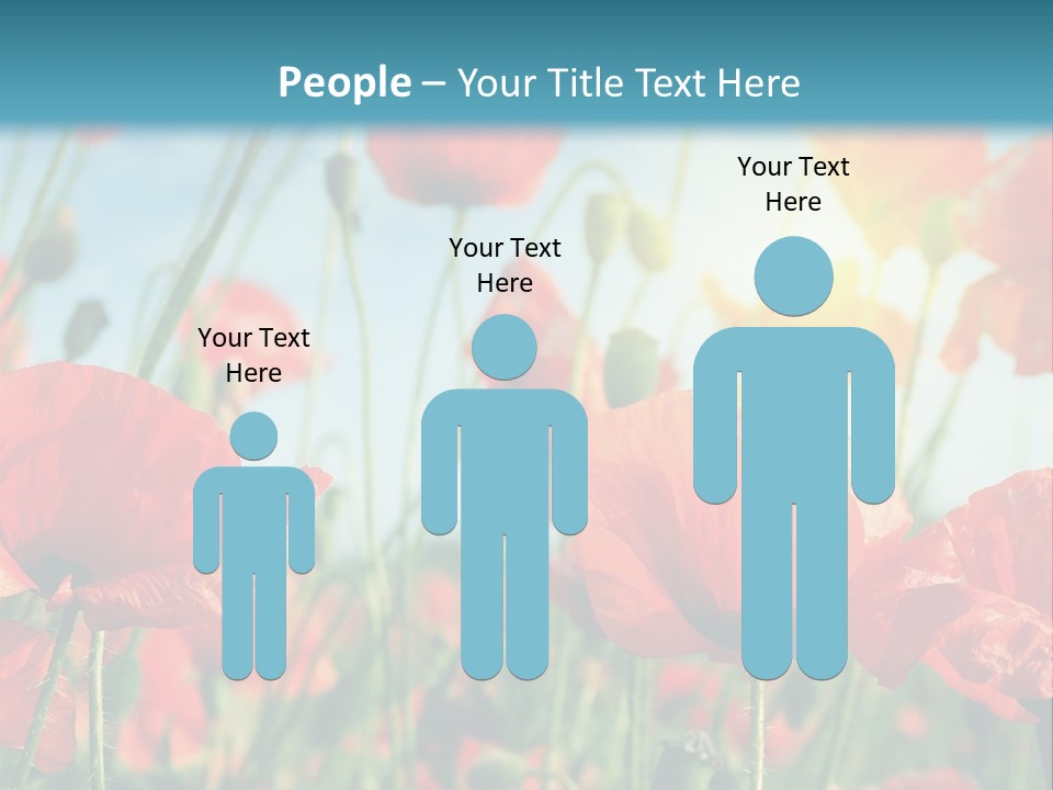 Spring Outdoor Flower PowerPoint Template