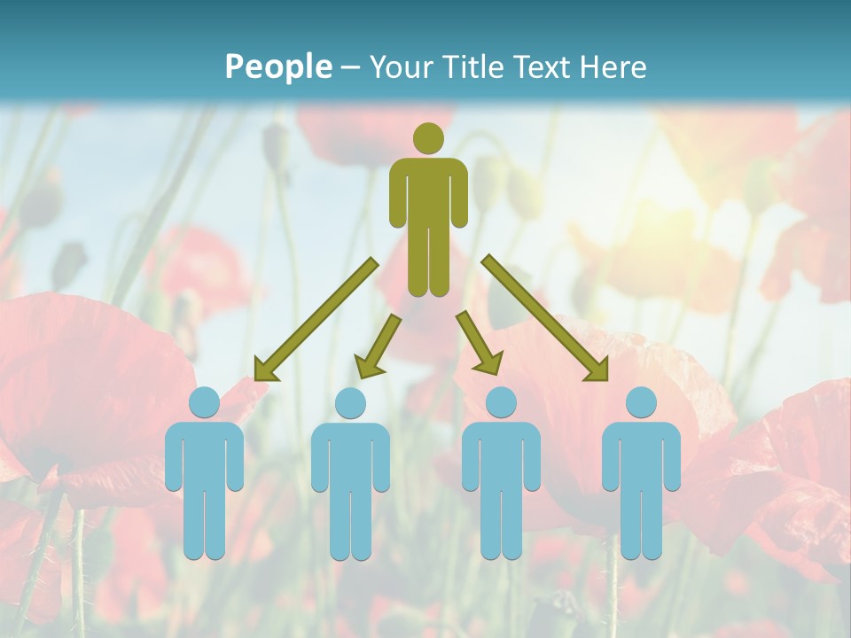 Spring Outdoor Flower PowerPoint Template