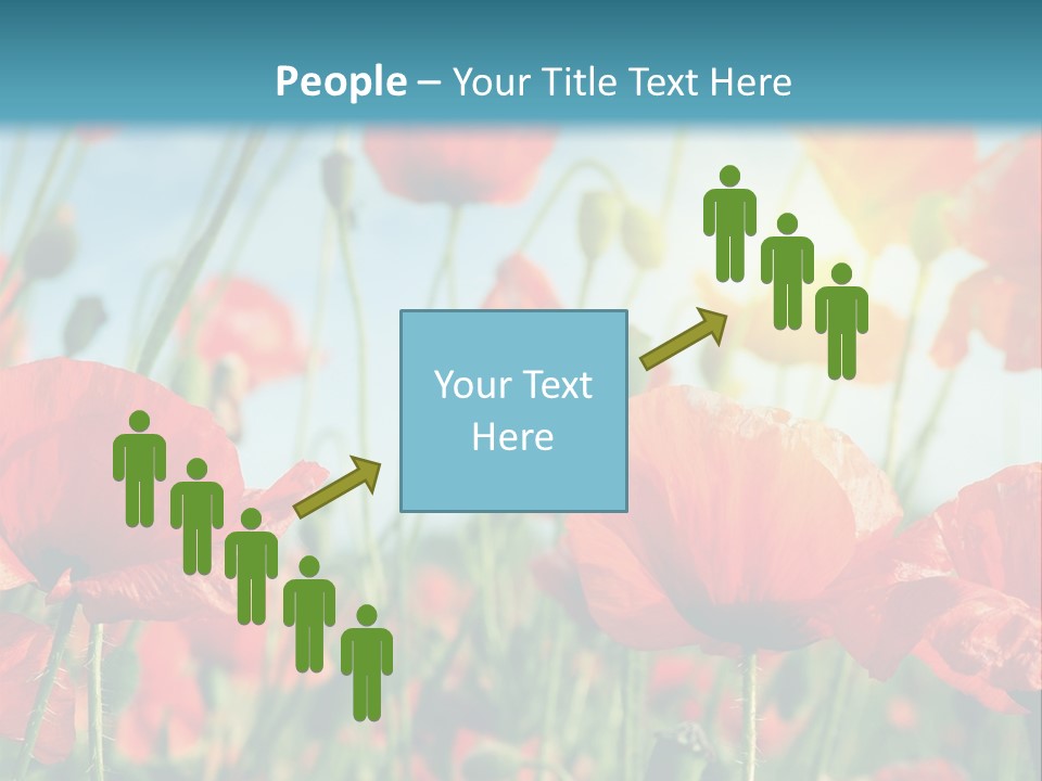 Spring Outdoor Flower PowerPoint Template