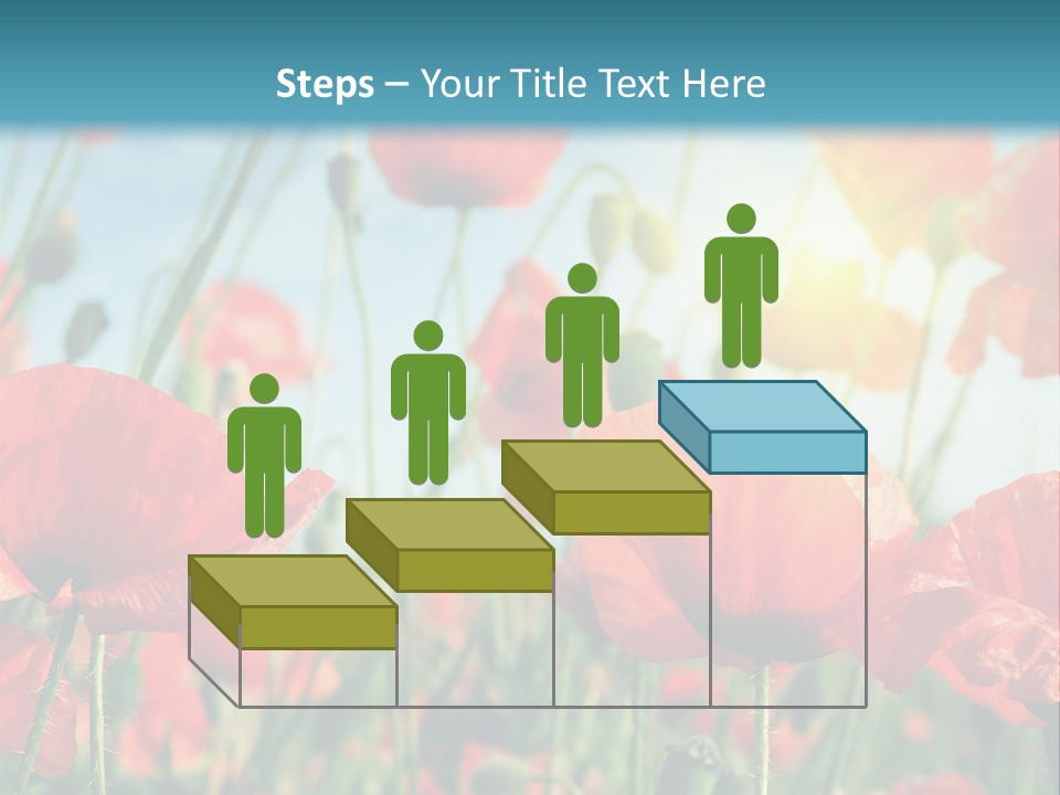 Spring Outdoor Flower PowerPoint Template