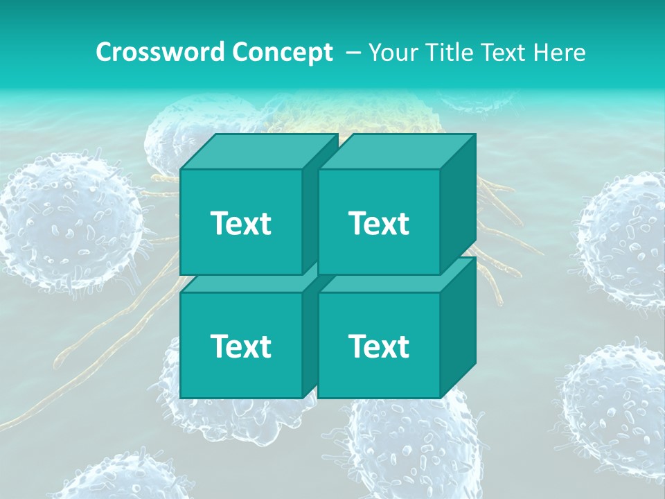 Cancer Cell Immune System Cancer PowerPoint Template