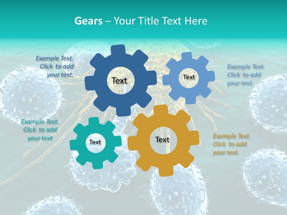 Cancer Cell Immune System Cancer PowerPoint Template