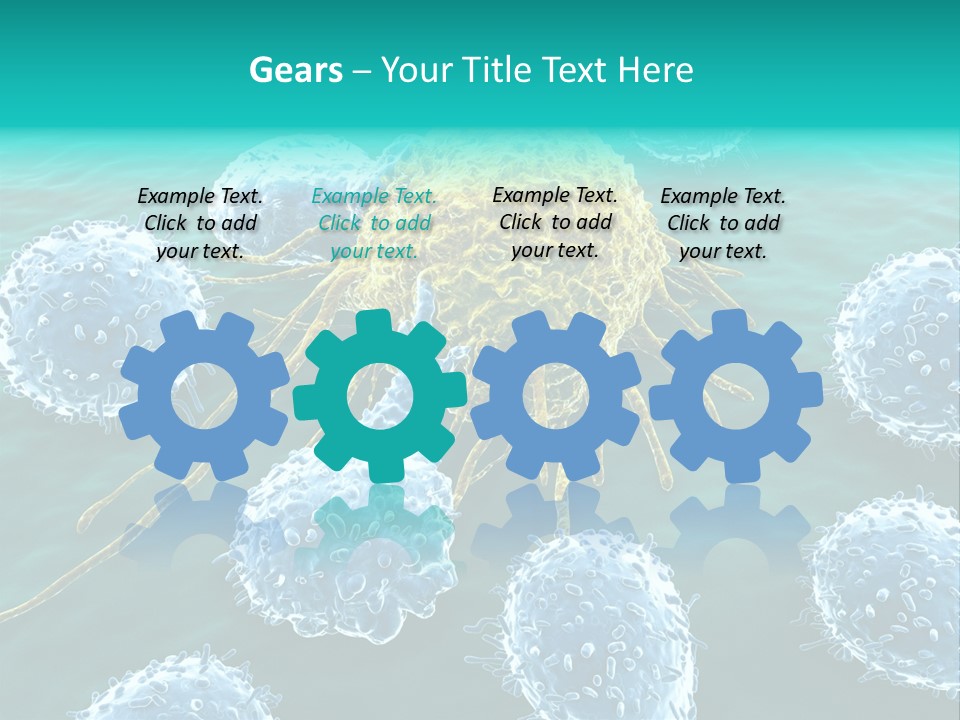 Cancer Cell Immune System Cancer PowerPoint Template