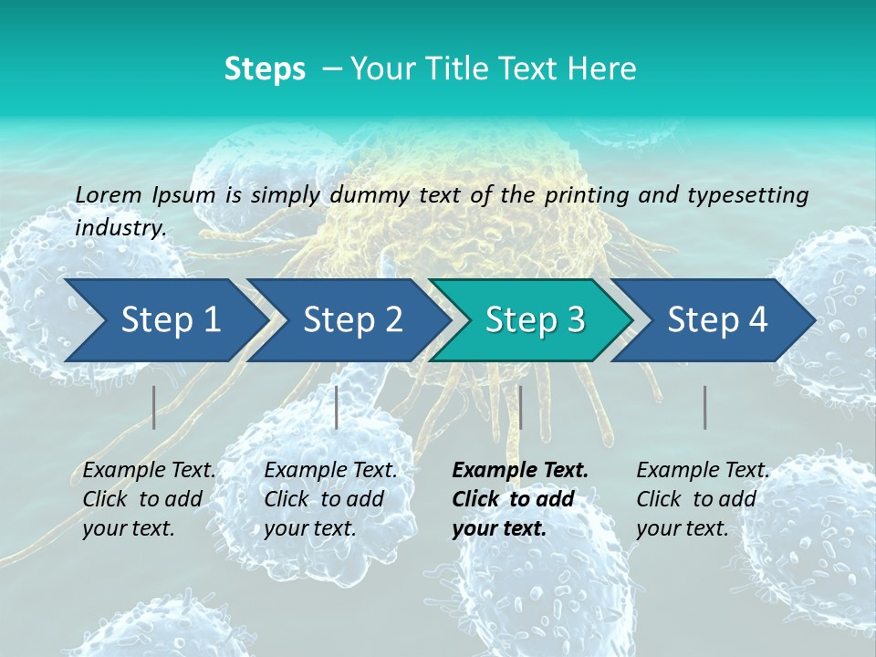 Cancer Cell Immune System Cancer PowerPoint Template