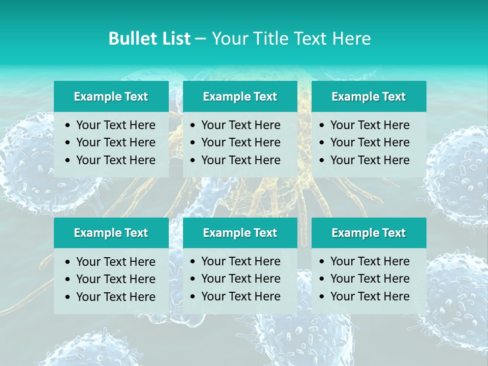 Cancer Cell Immune System Cancer PowerPoint Template