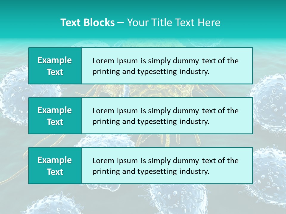 Cancer Cell Immune System Cancer PowerPoint Template