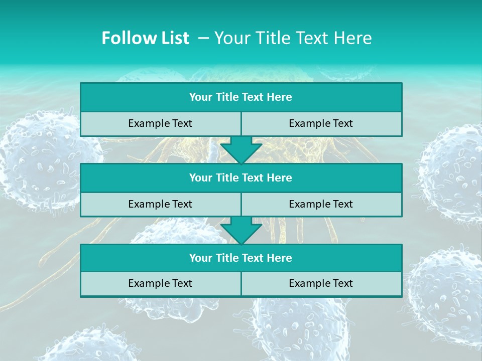 Cancer Cell Immune System Cancer PowerPoint Template