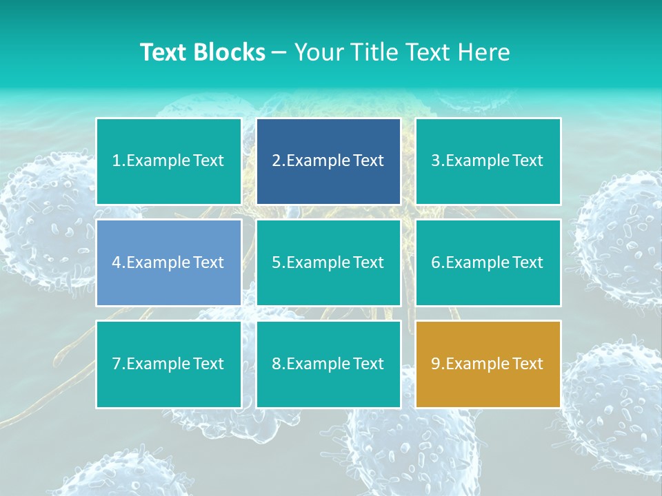 Cancer Cell Immune System Cancer PowerPoint Template