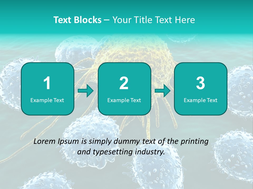 Cancer Cell Immune System Cancer PowerPoint Template