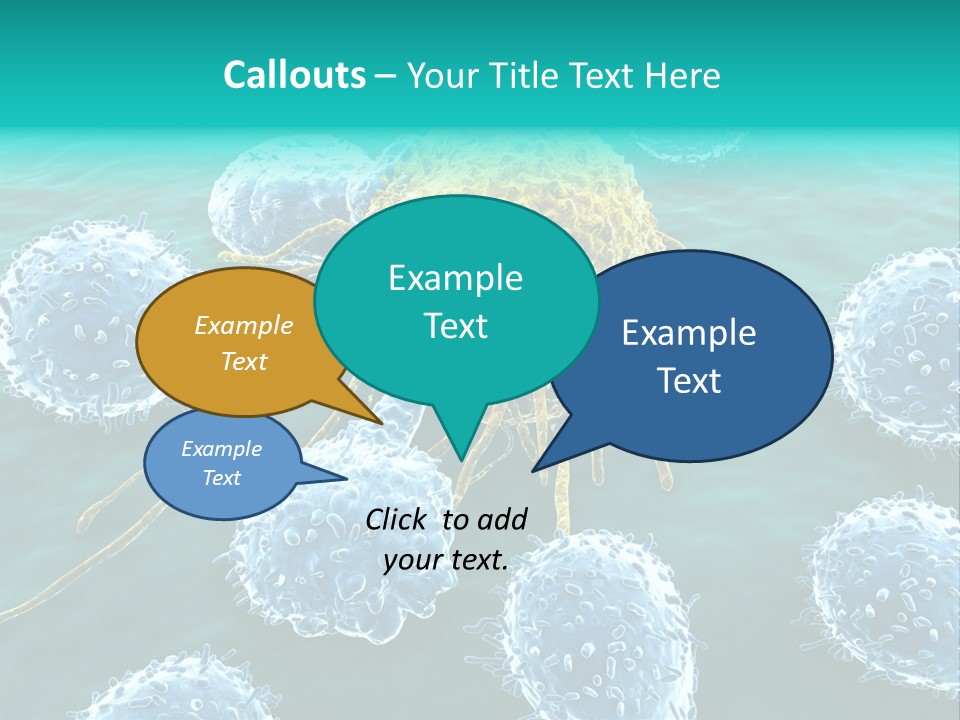 Cancer Cell Immune System Cancer PowerPoint Template
