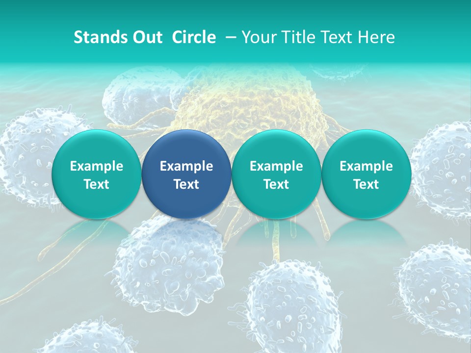Cancer Cell Immune System Cancer PowerPoint Template