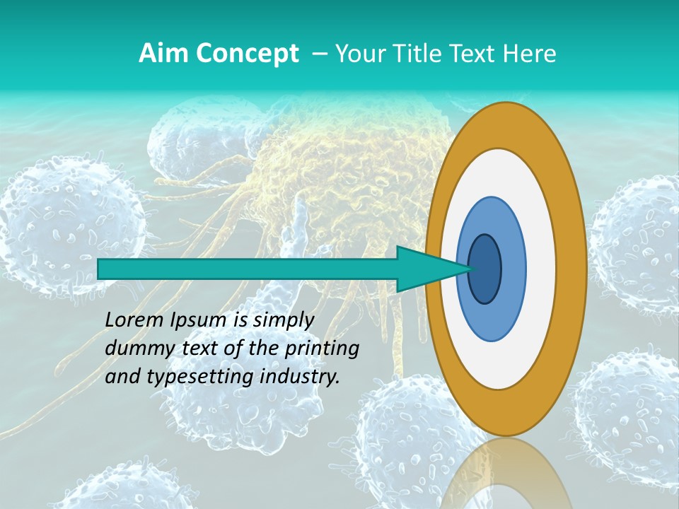 Cancer Cell Immune System Cancer PowerPoint Template