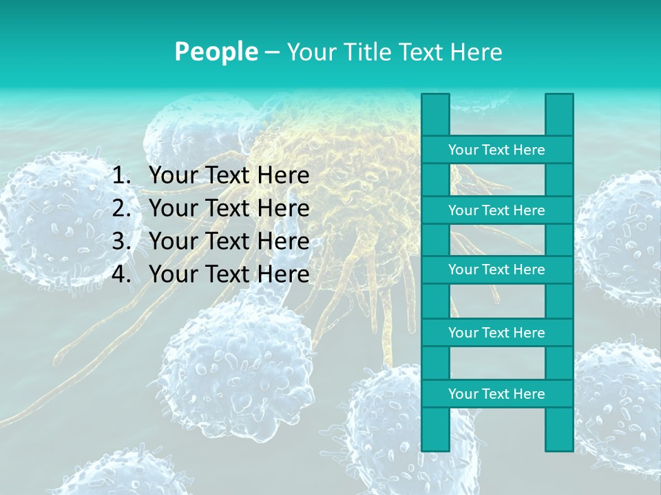 Cancer Cell Immune System Cancer PowerPoint Template
