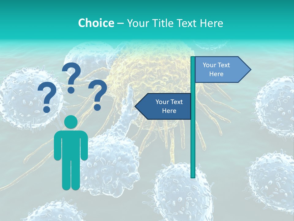 Cancer Cell Immune System Cancer PowerPoint Template