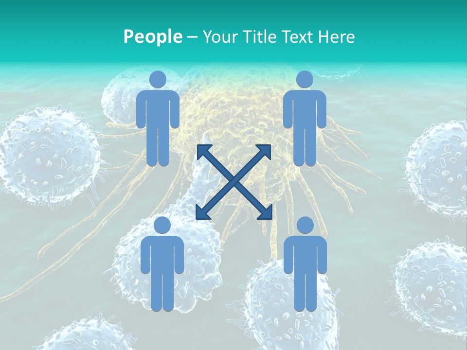 Cancer Cell Immune System Cancer PowerPoint Template