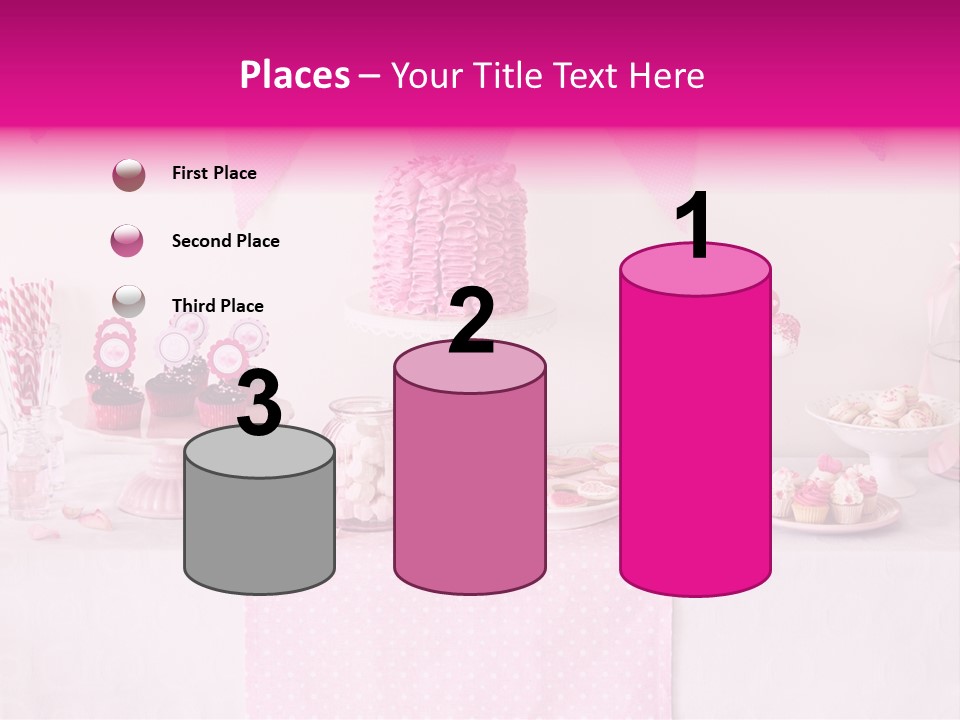 Food Cakepop Dessert Table PowerPoint Template