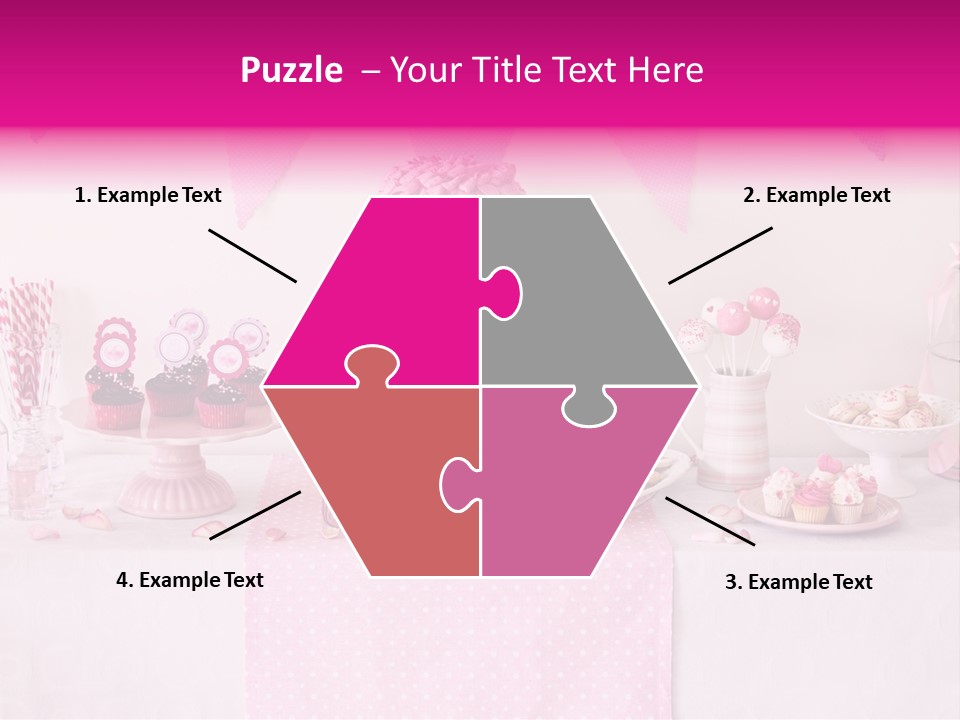 Food Cakepop Dessert Table PowerPoint Template