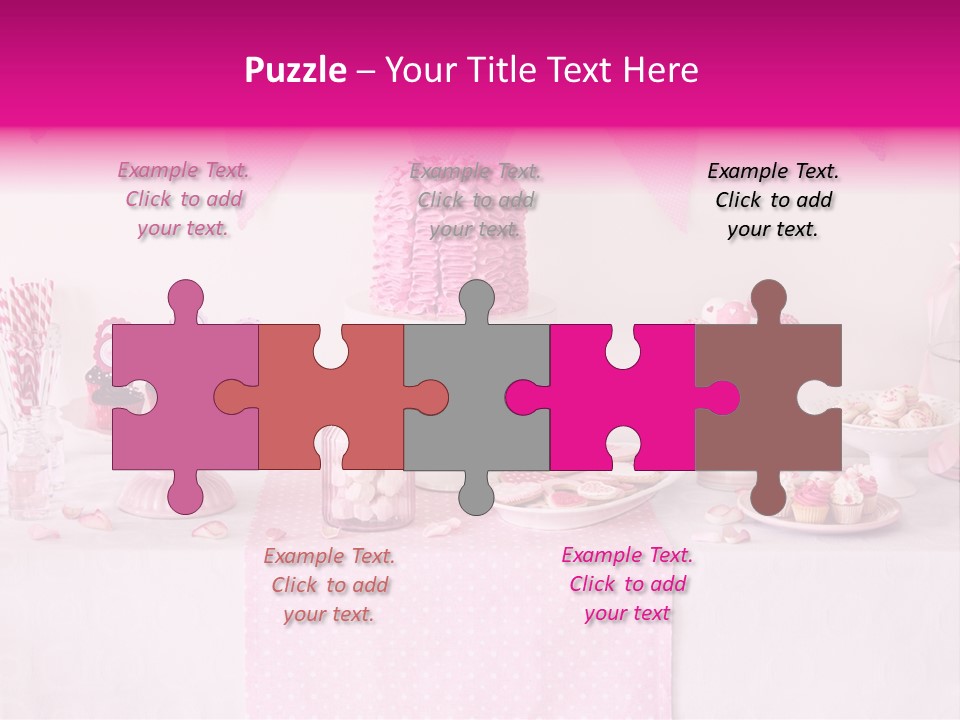 Food Cakepop Dessert Table PowerPoint Template