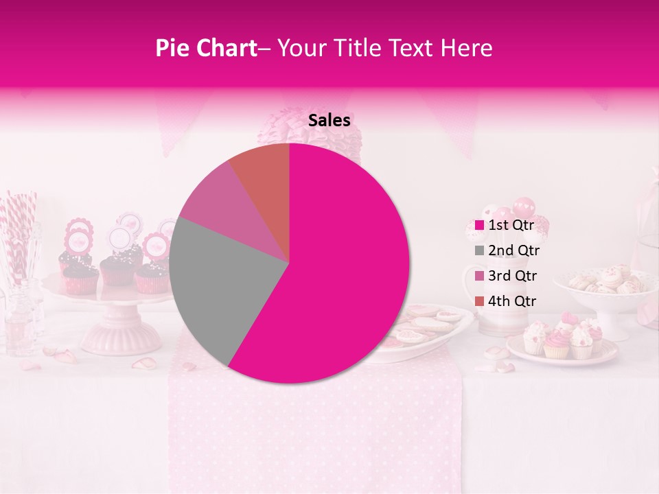 Food Cakepop Dessert Table PowerPoint Template