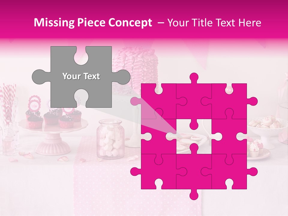 Food Cakepop Dessert Table PowerPoint Template